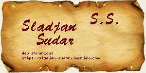 Slađan Sudar vizit kartica